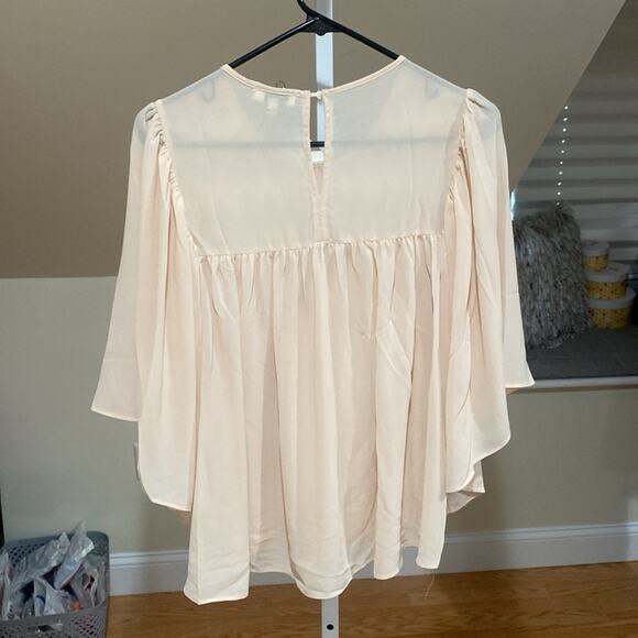 Hayden Cream Sequin Embellished Top - Picture 6 of 8